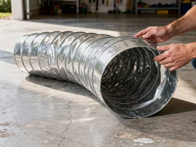 Lake Arrowhead Dryer Vent Cleaning specialist using advanced equipment for thorough duct cleaning in Lake Arrowhead