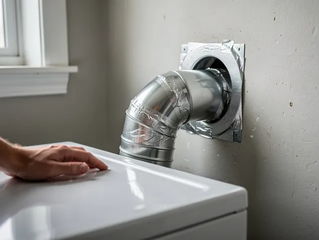 Lake Arrowhead Dryer Vent Cleaning expert performing professional dryer vent repair and installation in Lake Arrowhead