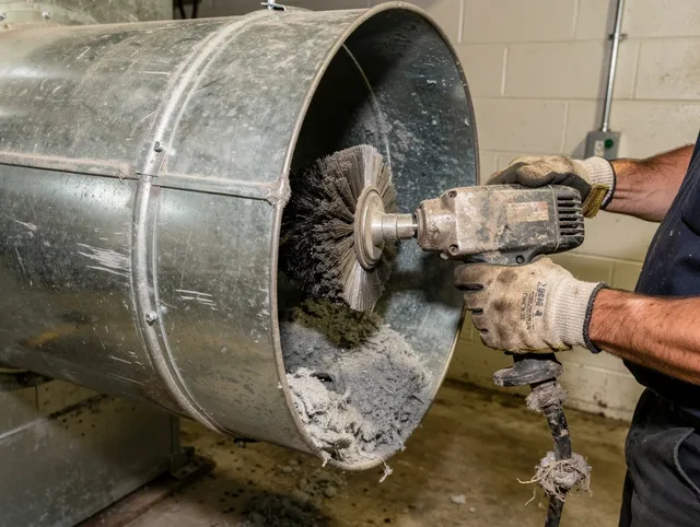 Industrial-grade dryer vent cleaning by Lake Arrowhead Dryer Vent Cleaning in Lake Arrowhead