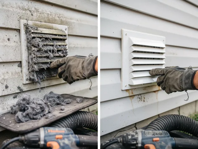 Residential dryer vent cleaning by Lake Arrowhead Dryer Vent Cleaning in Lake Arrowhead